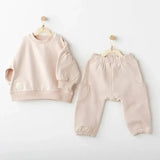 Andywawa Ensemble 2 pièces pour bébé Beige clair - Image 1