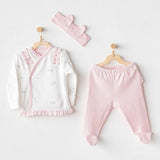 Andywawa Ensemble 3 pièces body bébé fille AC25647 - Image 1