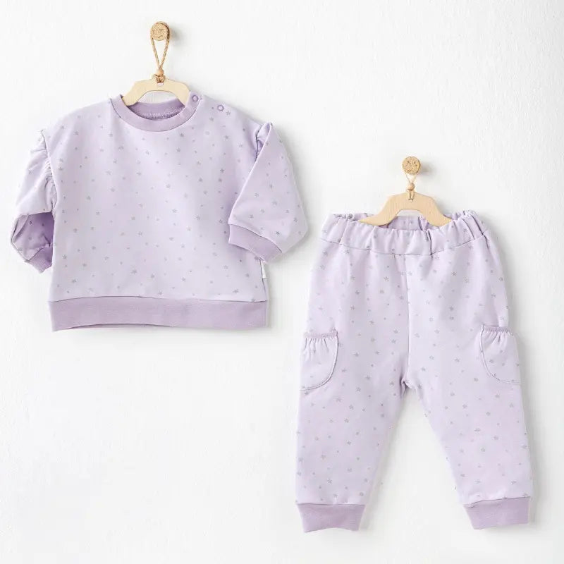 Andywawa Ensemble bébé fille 2 pièces Mauve - Image 2