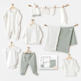 Andywawa Ensemble de 10 pièces pour nouveau-né, hôpital pour bébé fille - Image 1