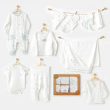 Andywawa Ensemble de 10 pièces pour nouveau-né  hôpital pour bébé garçon - Image 1