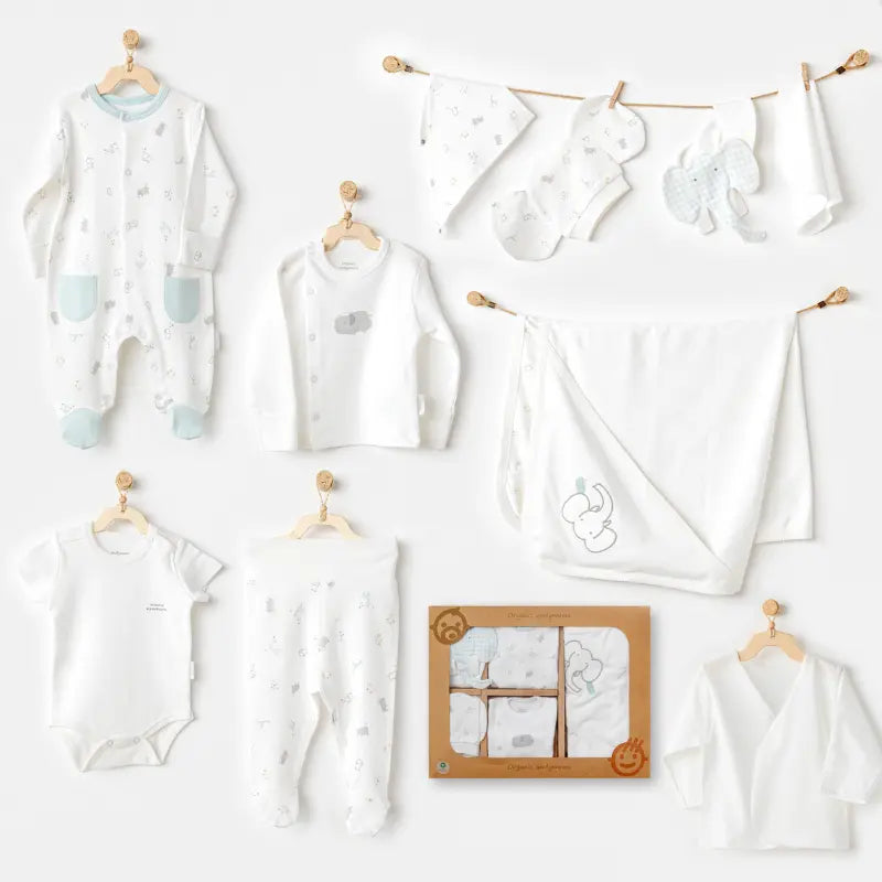 Andywawa Ensemble de 10 pièces pour nouveau-né  hôpital pour bébé garçon - Image 2