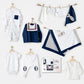 Andywawa Ensemble de 10 pièces pour nouveau-né  motif marin pour bébé garçon - Image 1