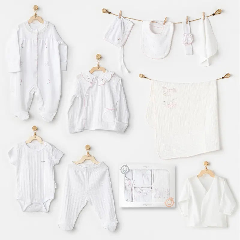 Andywawa  Ensemble de 10 pièces pour nouveau-né  pour bébé fille - Image 2