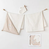 Andywawa Ensemble de serviettes pour bébé garçon 3 pièces - Image 1