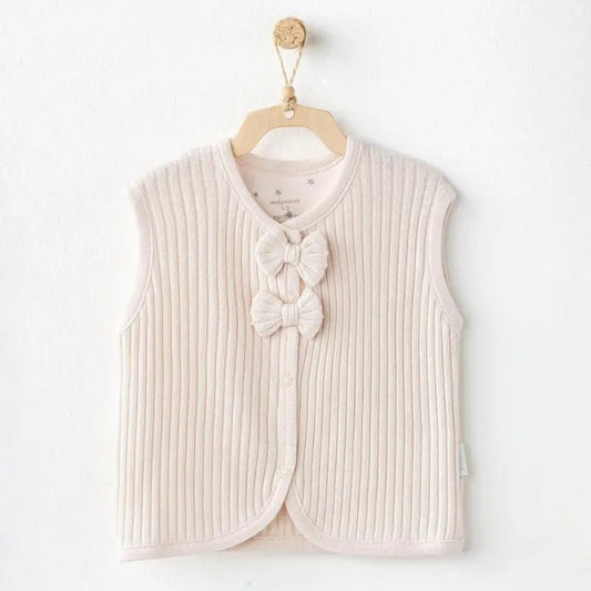 Andywawa Gilet d'hiver  pour bébé fille blanc - Image 1