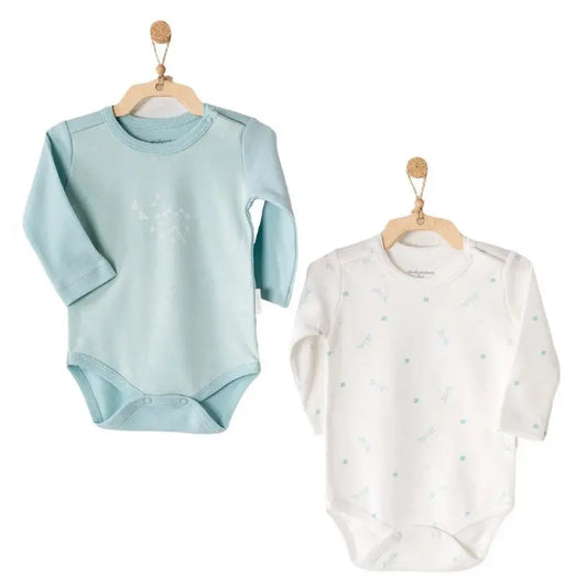 Andywawa Lot de 2 bodies pour bébé AC23122 Menthe - Image 1