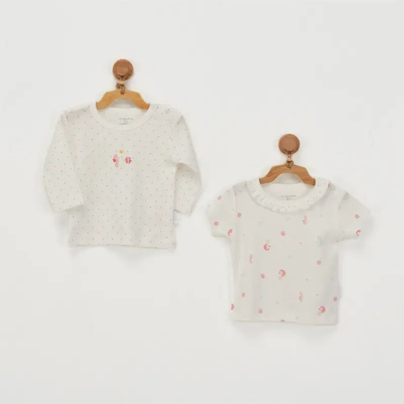 AndywawaLot de 2 t-shirts pour bébé Andywawa AC22619 T-shirts sirè - Image 1
