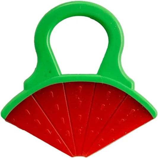 Anneau de dentition en silicone en forme de fruit pour bébés de 0 à 12 mois - Image 3