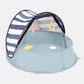 Aquani Aire de Jeux et Piscine Anti-UV FPS 50+ Marinière - BABYMOOV - Image 1