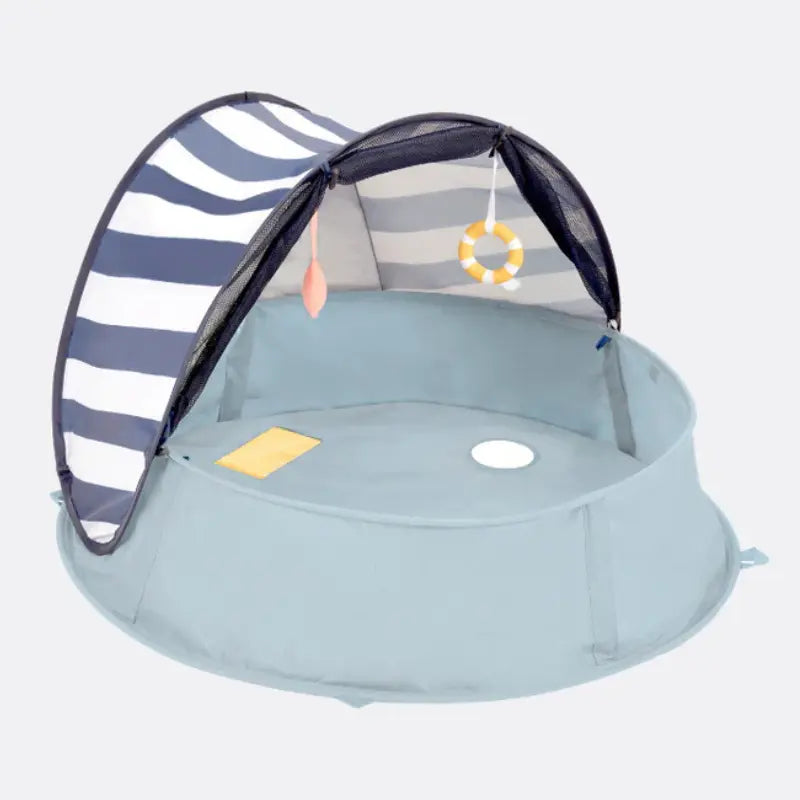 Aquani Aire de Jeux et Piscine Anti-UV FPS 50+ Marinière - BABYMOOV - Image 1