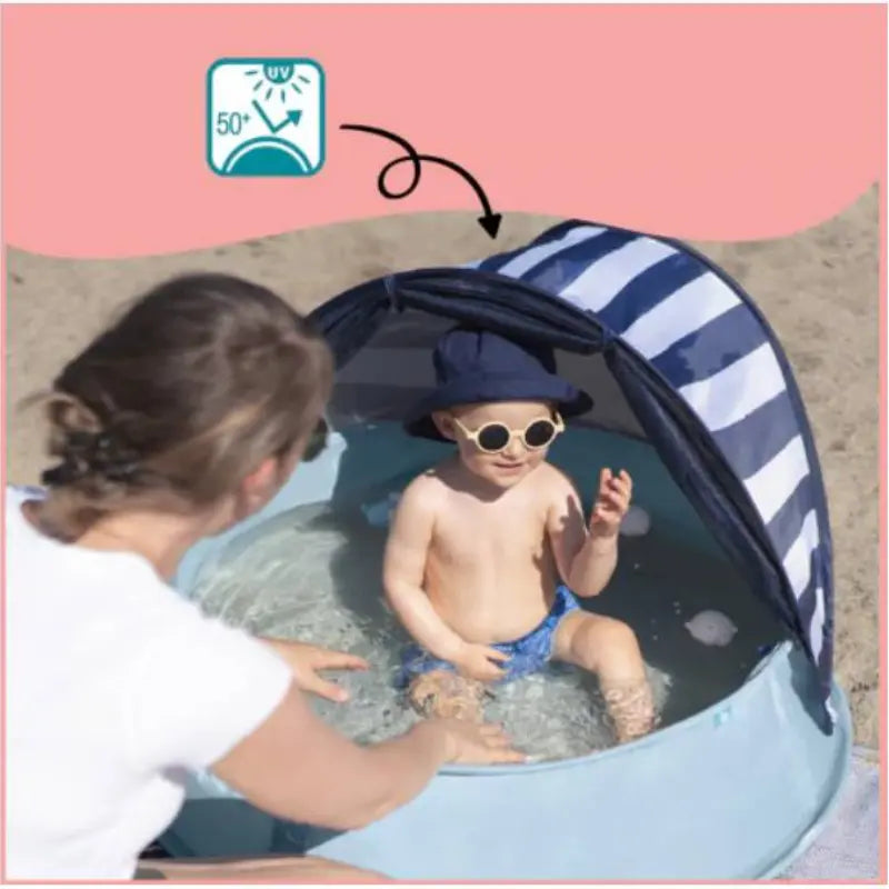 Aquani Aire de Jeux et Piscine Anti-UV FPS 50+ Marinière - BABYMOOV - Image 5