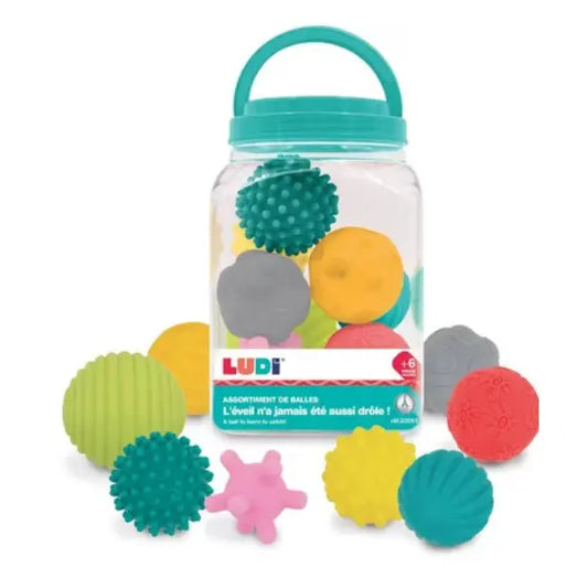 Assortiment de 8 balles Ludi - Image 1