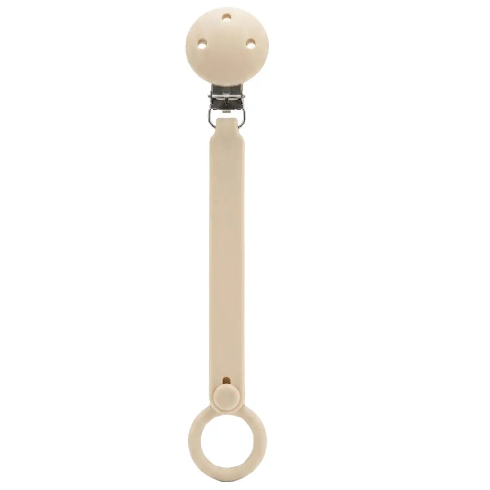Attache-tétine en silicone Beige - Image 1