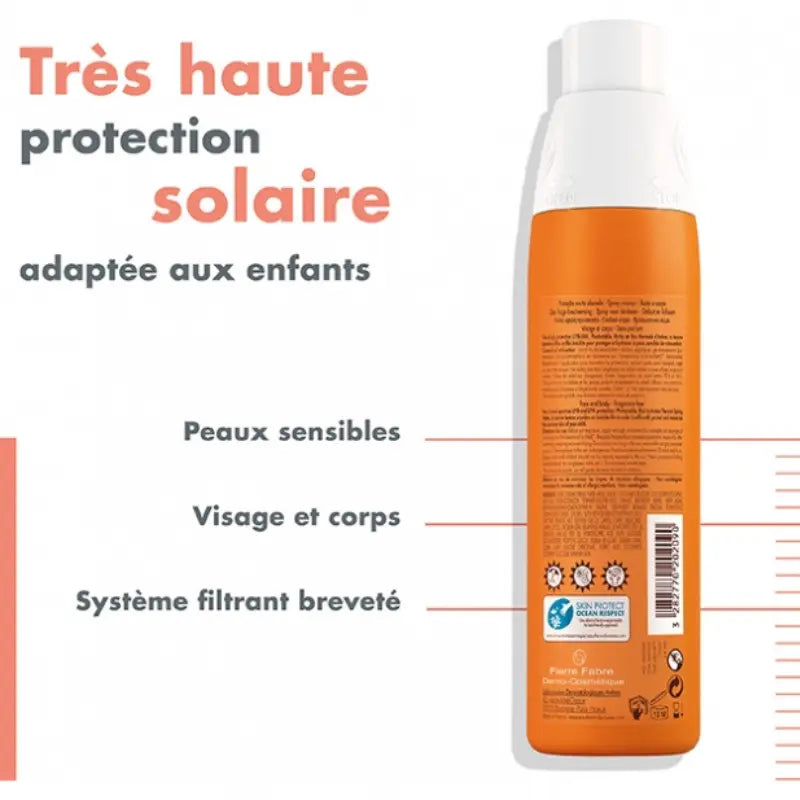 Avène Solaire Spray Enfant SPF50+ 200 ml - Image 3