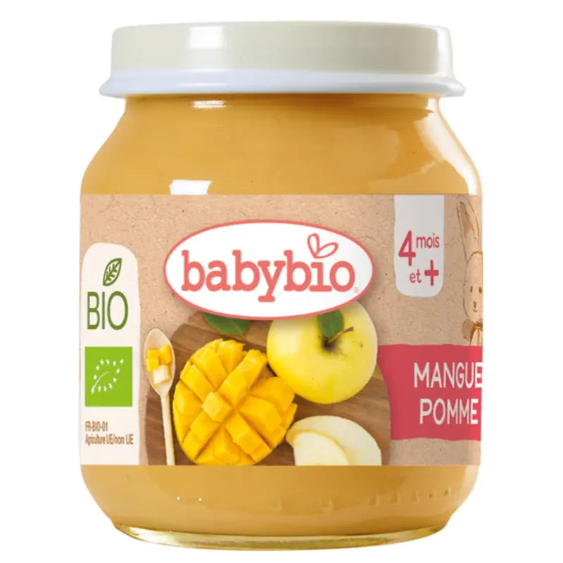 Babybio confit mangue et pomme 130 g - Image 2