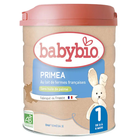 Babybio Lait en poudre 1er âge Primea 1 au lait de vache 800g - Image 1