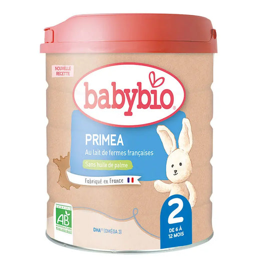 Babybio Lait en poudre 2e âge Primea 2 au lait de vache 800g - Image 1