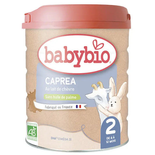 Babybio Lait en poudre 2er âge Caprea 2 au lait de chèvre 800g - Image 1