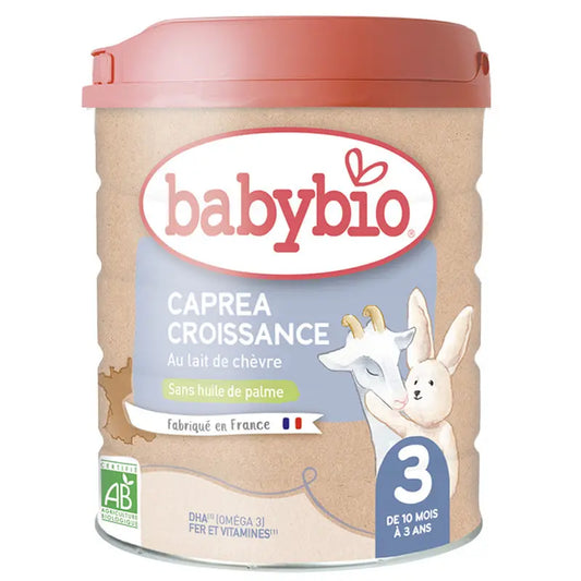 Babybio Lait en poudre 3ème âge au lait de chèvre bio Caprea 3 - 800g - Image 1