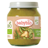 Babybio Menu Déjeuner Purée Brocoli, Petits Pois, Haricots Verts et Pommes de Terre au Persil 130 g - Image 1