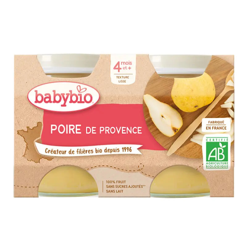Babybio Petit Pot Poire Dès 4 mois - Image 1