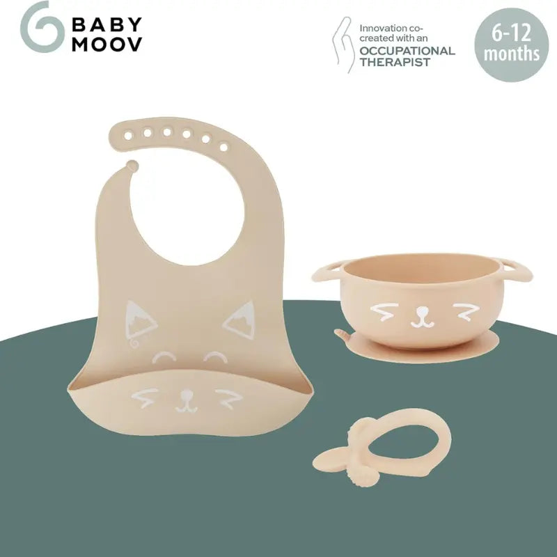 Babymoov Coffret Repas Bébé FIRST'ISY Renard - Beige - Image 2
