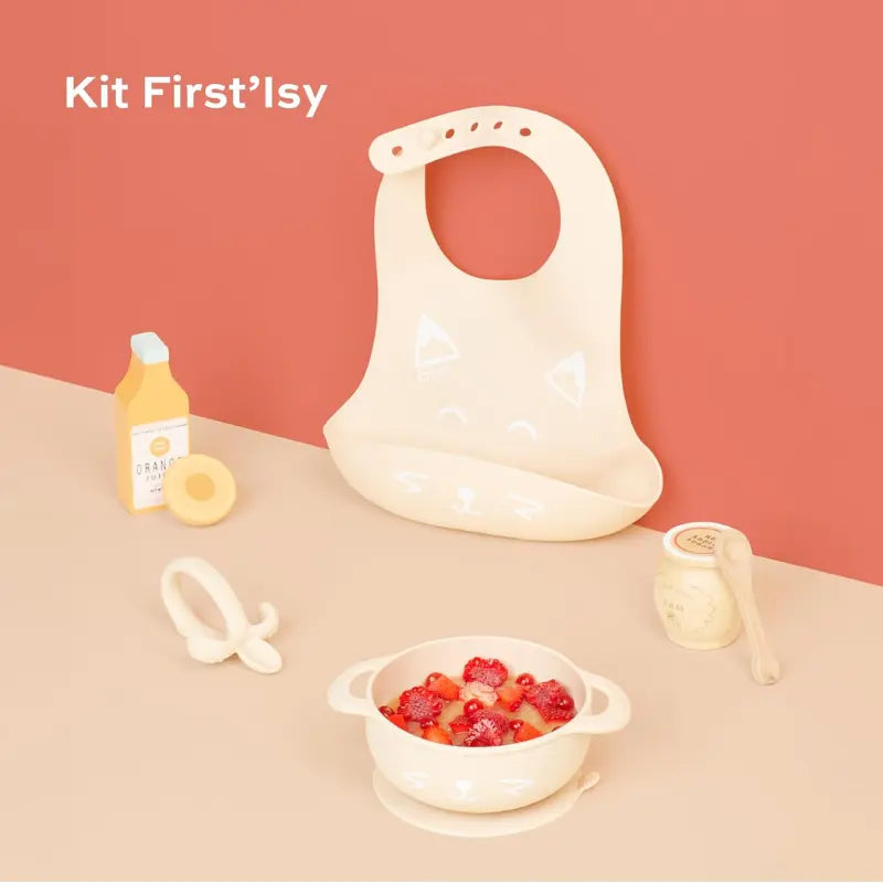 Babymoov Coffret Repas Bébé FIRST'ISY Renard - Beige - Image 4