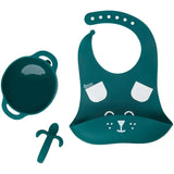 Babymoov Coffret Repas Bébé FIRST'ISY Renard - Bleu - Image 1