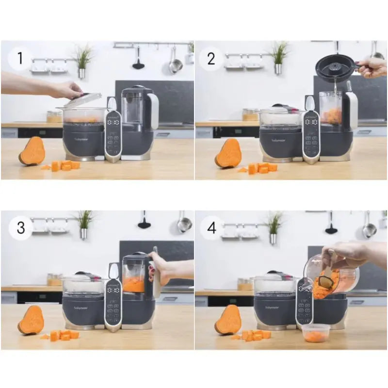 Babymoov Cuiseur à Vapeur Nutribaby(+) Industrial - Gris - Image 2