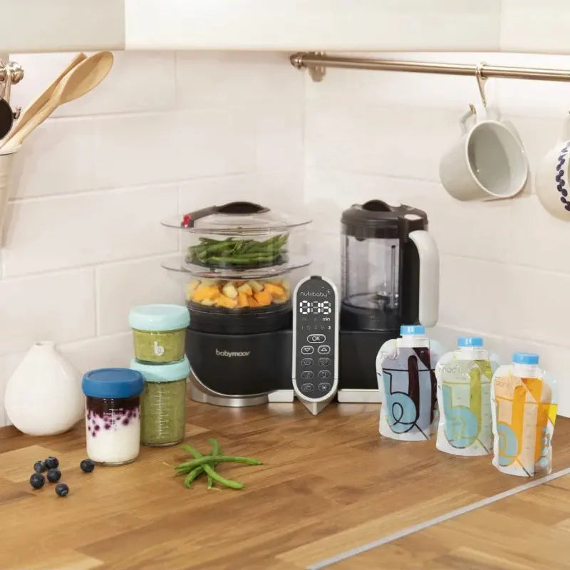 Babymoov Cuiseur à Vapeur Nutribaby(+) Industrial - Gris - Image 3
