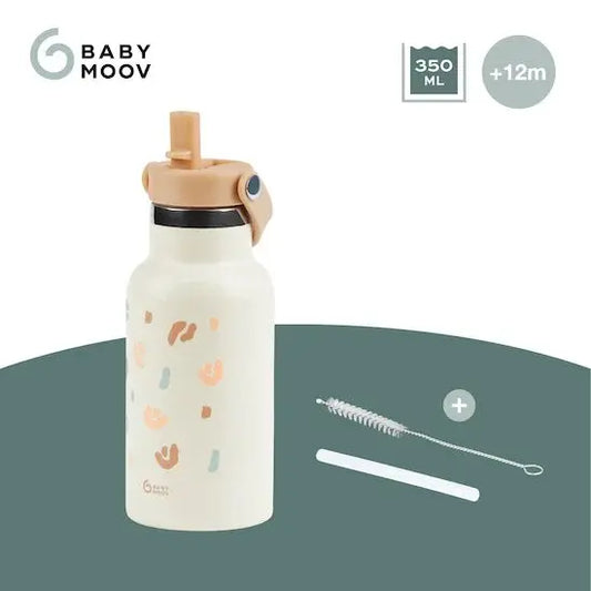 Babymoov Gourde Inox Little Explorer Ivory 350 ml - Image 3