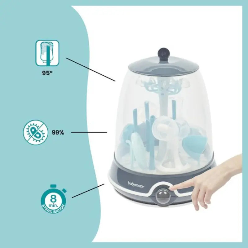 Babymoov Stérilisateur Turbo Vapeur Plus Bleu - Image 2