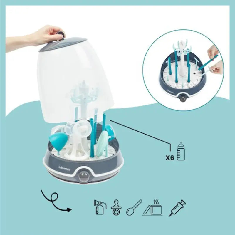 Babymoov Stérilisateur Turbo Vapeur Plus Bleu - Image 5