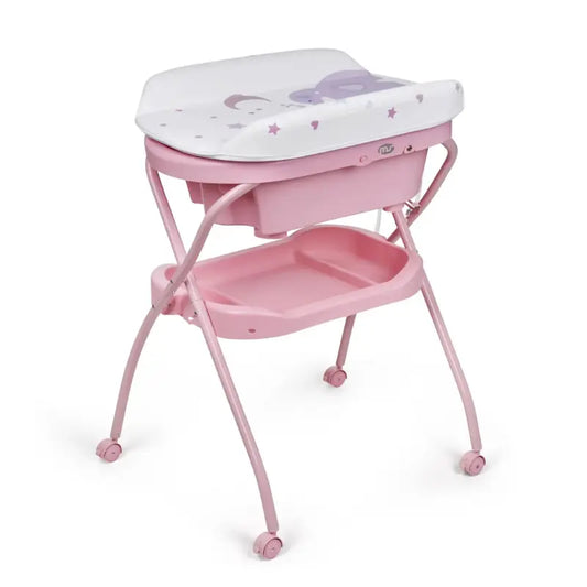 Baignoire Table à langer Bubble 2-en-1 Rose – Ms innovaciones - Image 1