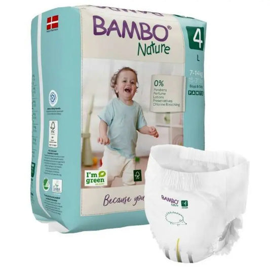 BAMBO NATURE Couches-culottes bébé 4 7-14kg 20 pièces - Image 1