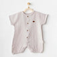 Barboteuse Andywawa en mousseline beige - Image 2