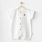Barboteuse en mousseline blanche - Andywawa - Image 1
