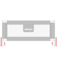 Barrière de lit pour la sécurité de bébé Gris - Image 1
