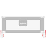 Barrière de lit pour la sécurité de bébé Gris - Image 1