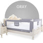Barrière de lit pour la sécurité de bébé Gris - Image 3