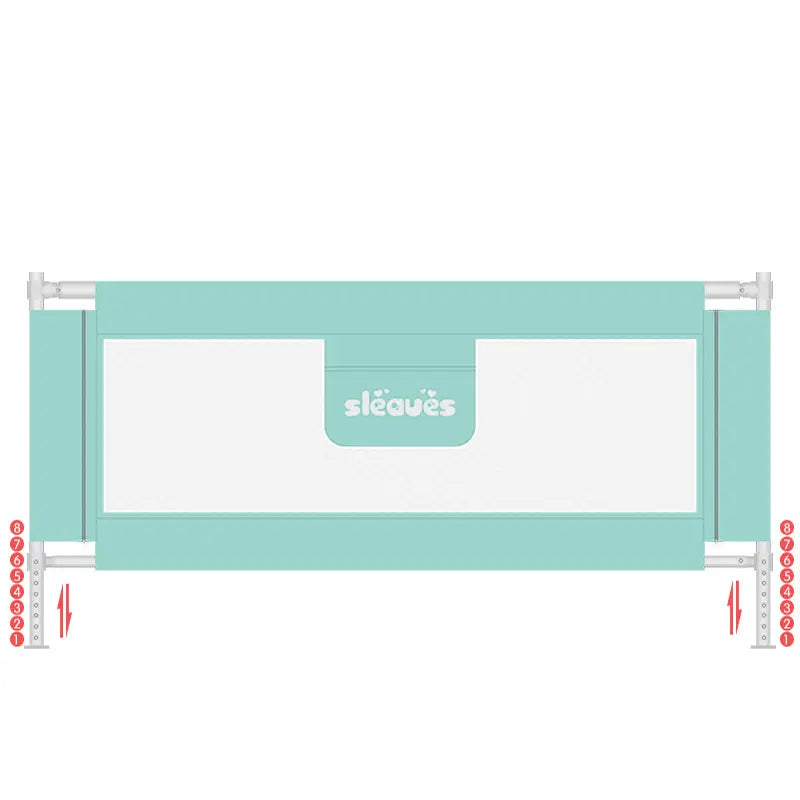 Barrière de lit pour la sécurité de bébé Vert 1.5M - Image 1