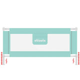 Barrière de lit pour la sécurité de bébé Vert 1.5M - Image 1