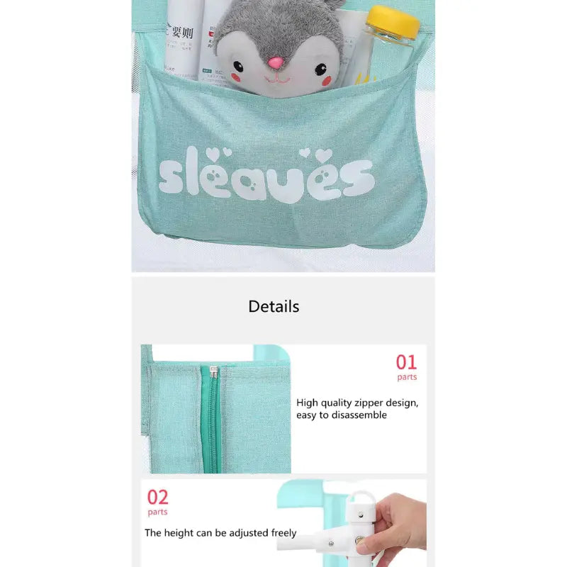 Barrière de lit pour la sécurité de bébé Vert - Image 4