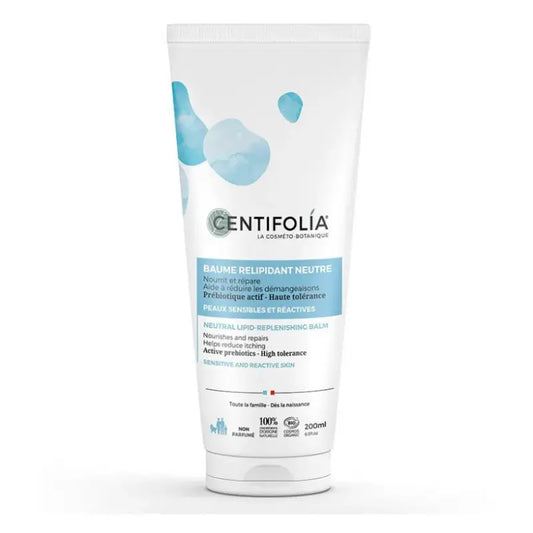 Baume Relipidant Neutre Bio - Peaux sensibles et réactives 200 ml - Centifolia - Image 1