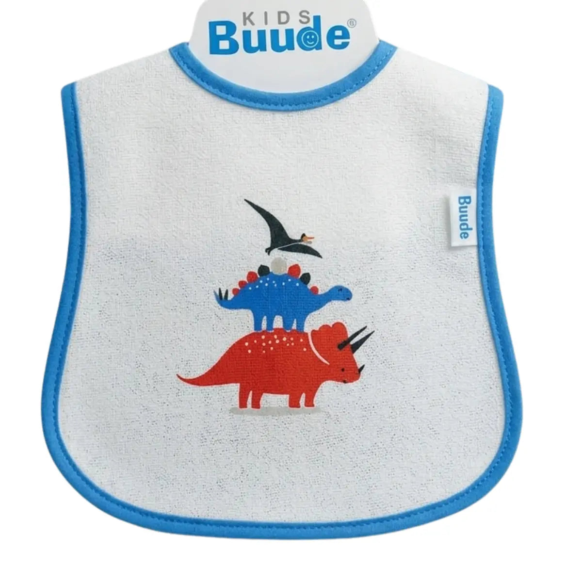 Bavoir Bébé Doux et Confortable Buude Bleu - Image 1