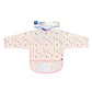 Bavoir manches longues EVA avec ramasse-miettes Arty Pink Pattern - Image 1