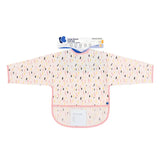 Bavoir manches longues EVA avec ramasse-miettes Arty Pink Pattern - Image 1