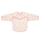 Bavoir manches longues EVA avec ramasse-miettes Arty Pink Pattern - Image 3