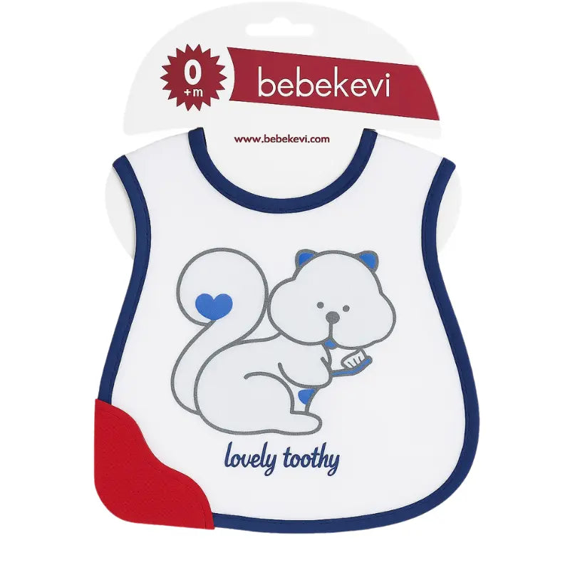 Bavoir tissu imperméable avec coin de dentition – Bebekevi